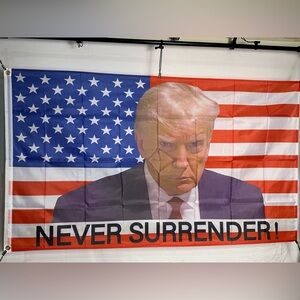 Never Surrender American Flag 5x3Ft.